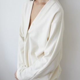 Popover Sweatshirt in Natural Organic Cotton | The Collaborative Store