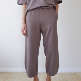 Easy Pants in Mushroom Organic Cotton | The Collaborative Store