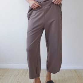 Easy Pants in Mushroom Organic Cotton | The Collaborative Store