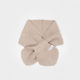 Britta Recycled Cashmere Neck Scarf in Sand | The Collaborative Store