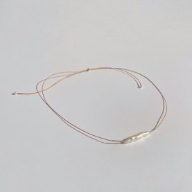 Finger Pearl Necklace in Natural | The Collaborative Store