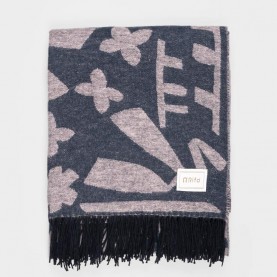 Cody Brushed  Recycled Cotton Throw | The Collaborative Store