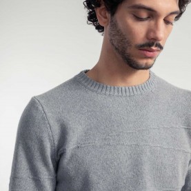 Gabriele Recycled Cashmere Sweater in Light Grey | The Collaborative Store