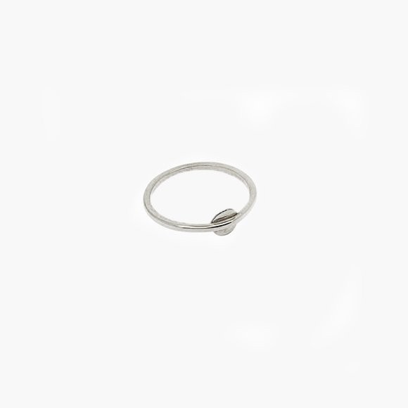 Silver Disc Midi Ring | The Collaborative Store