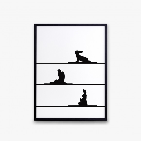 Yoga Rabbit Print | The Collaborative Store