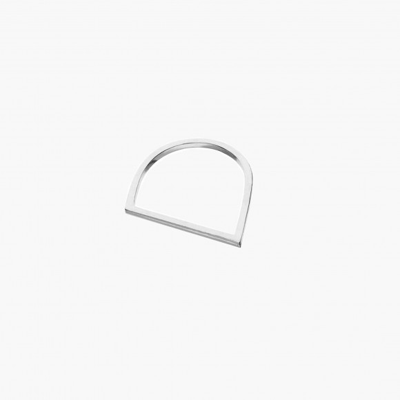 Silver Slant Ring  | The Collaborative Store