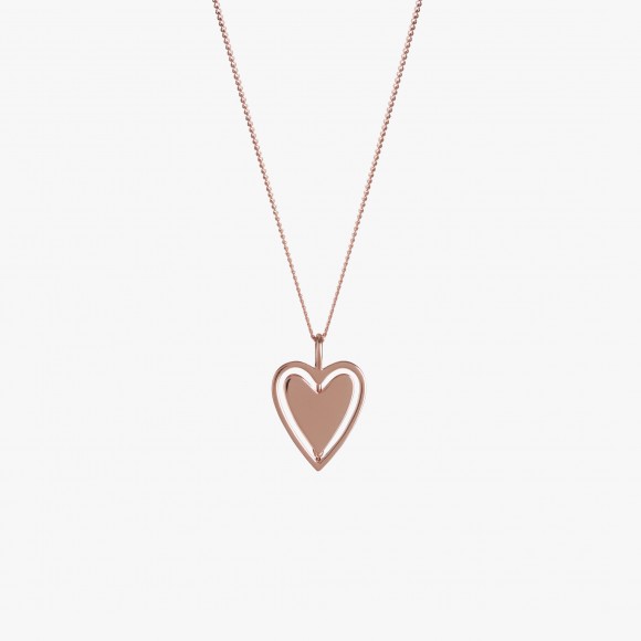 Spinning Around Heart Necklace | The Collaborative Store