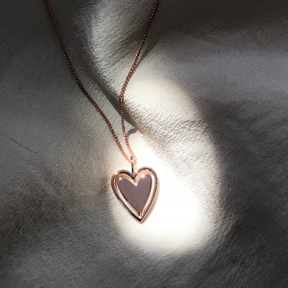 Spinning Around Heart Necklace | The Collaborative Store