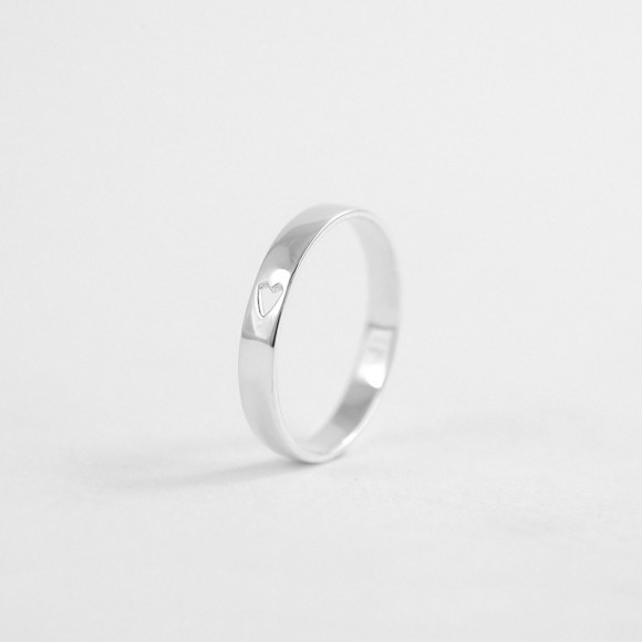 Feel The Love Silver Ring | The Collaborative Store