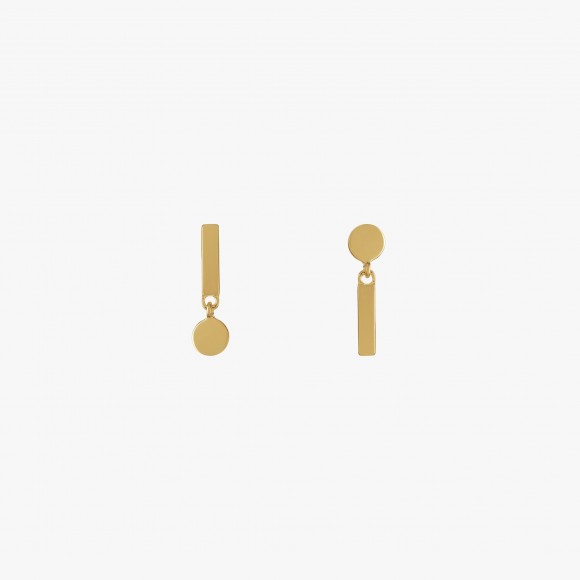 Flip Reverse Gold Earrings | The Collaborative Store