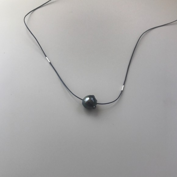 Tahitian Pearl Moon Necklace | The Collaborative Store