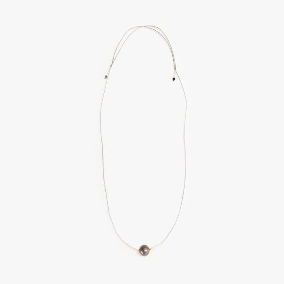 Tahitian Pearl Moon Necklace | The Collaborative Store