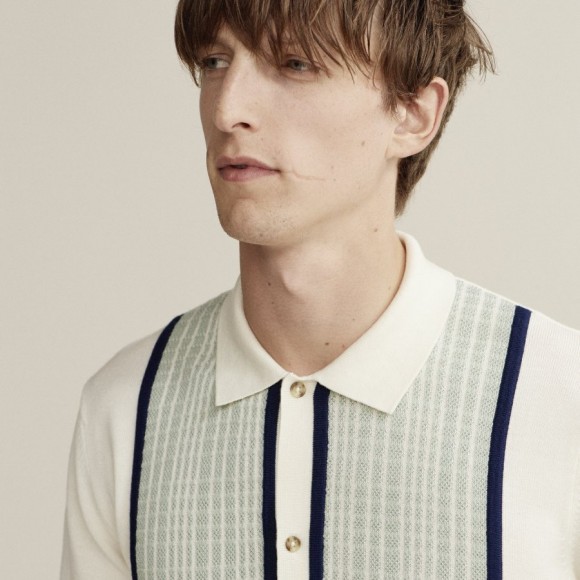 Knitted Patterned Merino Shirt | The Collaborative Store