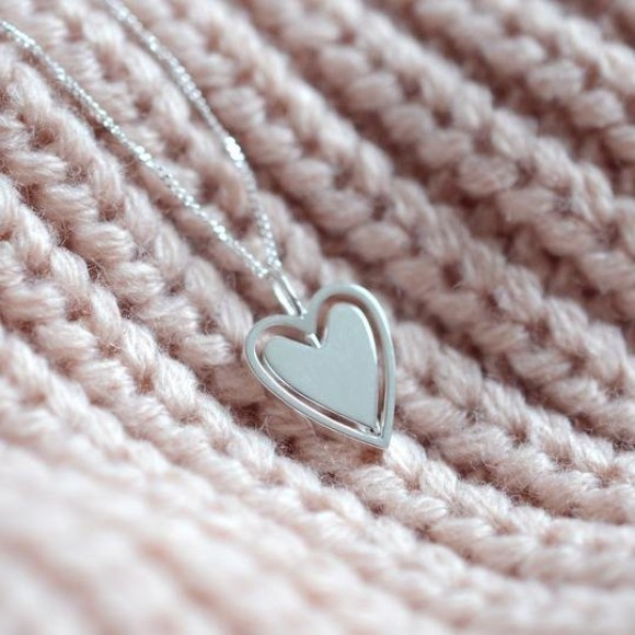 Spinning Around Heart Necklace | The Collaborative Store