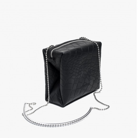 Water Resistant Croc Leather Cubist Bag | The Collaborative Store