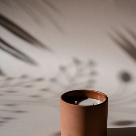 Naeba Terracotta Botanical Candle | The Collaborative Store