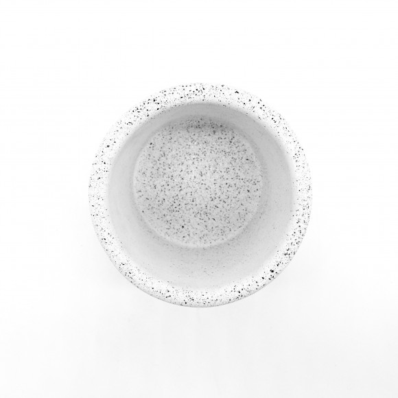 Medium Jesmonite Pot in White | The Collaborative Store