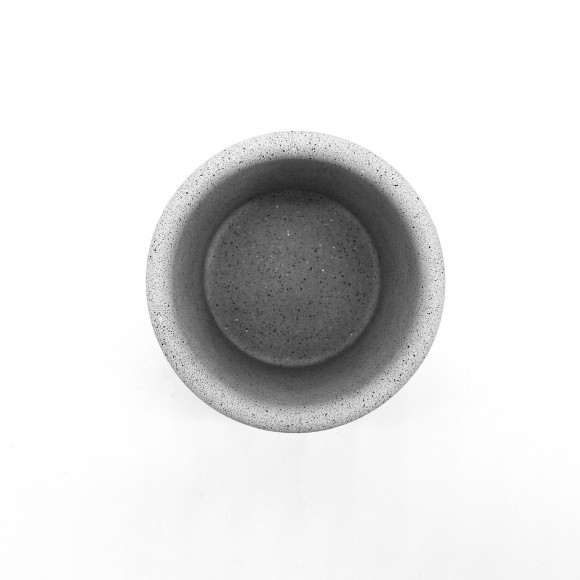 Medium Jesmonite Pot in Grey | The Collaborative Store