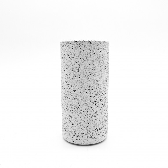 White Granite Vase  | The Collaborative Store