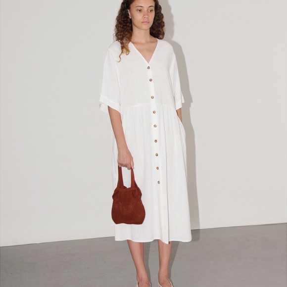 Penelope Dress in White | The Collaborative Store