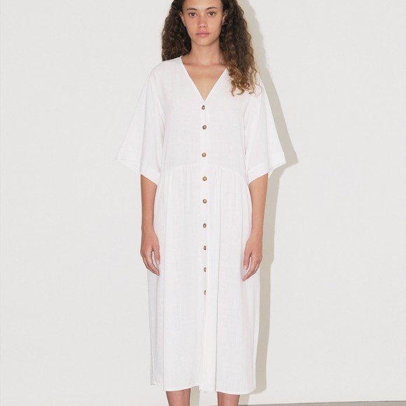 Penelope Dress in White | The Collaborative Store