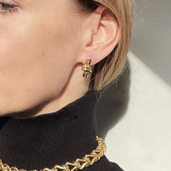 Pablo Earrings in Gold | The Collaborative Store