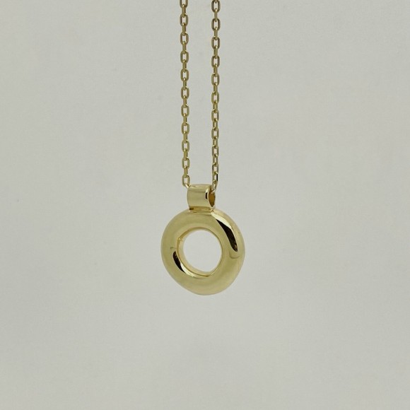 'J' 'O' 'R' 'S' Initial Pendant in Gold | The Collaborative Store