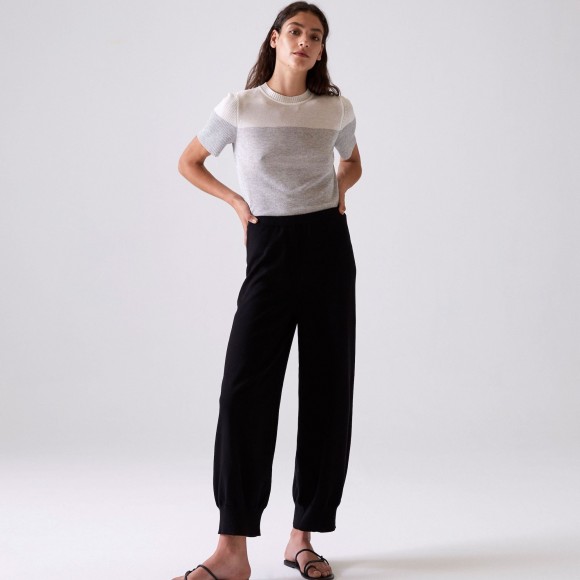 Dansu Knitted Trousers in Black | The Collaborative Store