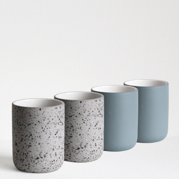 Coffee Cups - Set of 4 in Teal | The Collaborative Store