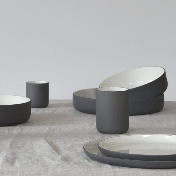 Ceramic Bowl in Dark Grey | The Collaborative Store