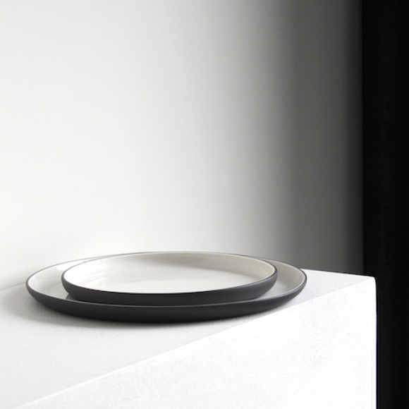 Dinner Plate in Dark Grey | The Collaborative Store