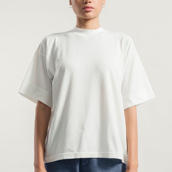 Oversized Organic Cotton T-Shirt in White | The Collaborative Store